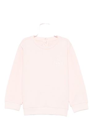 pink polyester sweatshirt FENDI KIDS | BUH0905V0F0ZKY